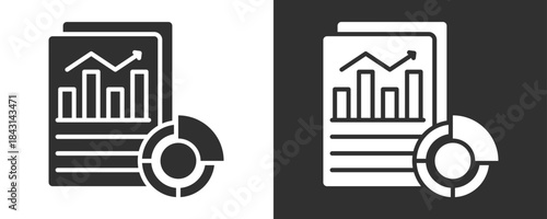Segmentation Icon Set Vector Collection Isolated In Black And White