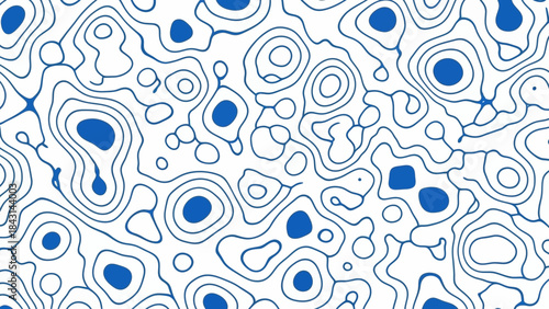 Abstract topographic contour lines seamless background vector