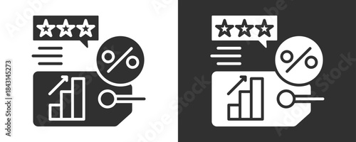 Sales Icon Set Vector Collection Isolated In Black And White