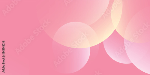 abstract background.modern.minimalist.pink and yellow gradations circle vector background eps10
