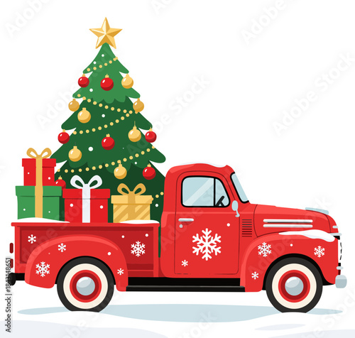 christmas tree with gifts