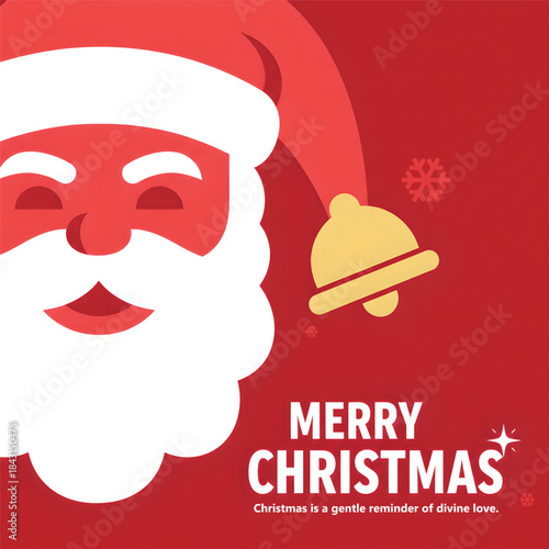 Merry Christmas Seasonal Holiday Celebration Design