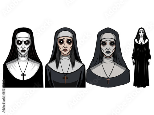 Demonic Nun Character