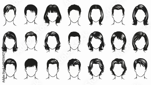 Collection of Diverse Hairstyles for Men and Women.