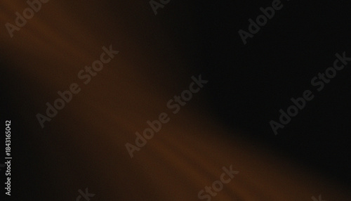 Elegant abstract black, brown soft gradation background with noise.