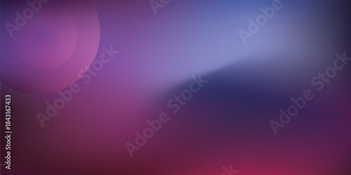 Abstract background with blurred purple and blue bokeh lights.