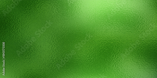 Soft Yellow green shiny Foil Texture Background with Glass Effect or sea green glass texture. bright lime green frosted foil texture with a glass-like diffusion effect. The surface has a subtle
