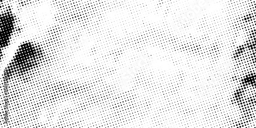 Monochrome Halftone Crowd Texture: Abstract Black and White Pattern for Design and Backgrounds.illustration