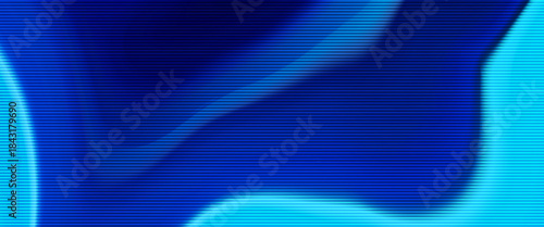 Futuristic blue abstract vector background with glowing curved shapes, horizontal scan lines, neon gradients, and a sleek digital tech aesthetic.