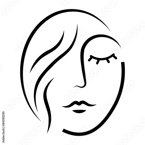 beauty salon Line Icon