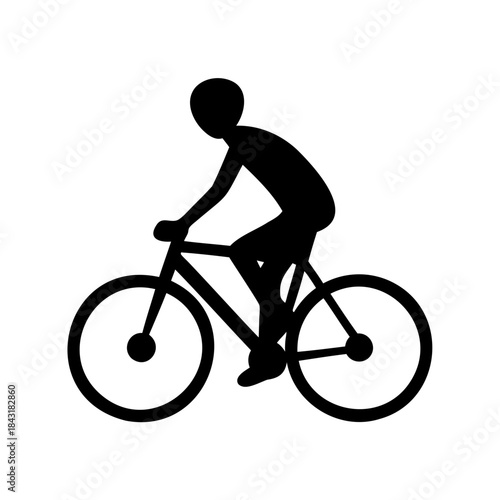 silhouette of a bicycle