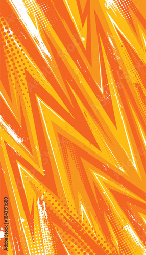 lighting explosion background. Pop art style. Vector illustration
