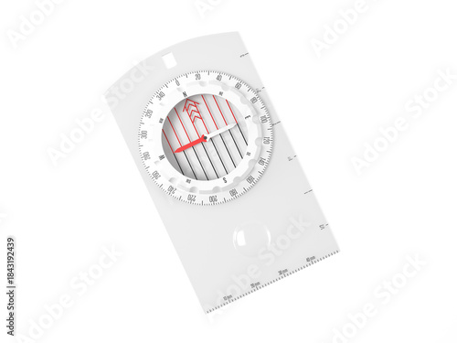 Orienteering compass