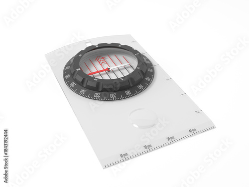 Orienteering compass