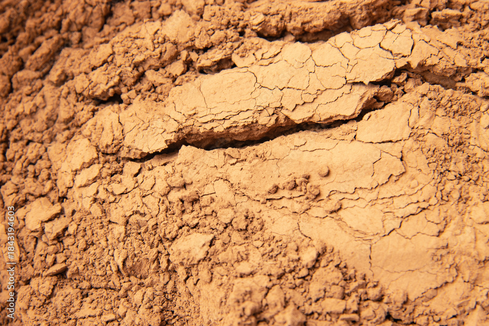 Obraz premium dry cracked earth