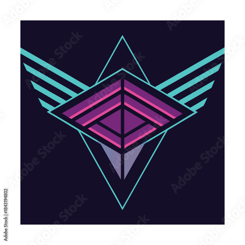 geometric depth visual design