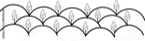 Hand drawn doodle design on white background