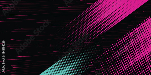 Car sticker wrap banner abstract sporty lines pink blue greenish grunge color combination brush. vector