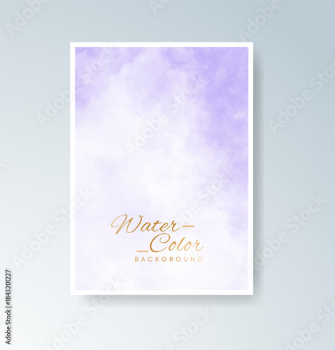 Cards with blended warm watercolor background perfect for seasonal themes.