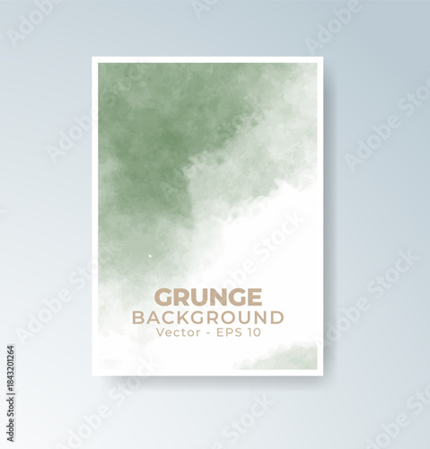 Cards with blended warm watercolor background perfect for seasonal themes.