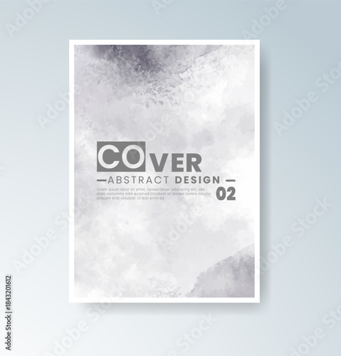 Cards with blended warm watercolor background perfect for seasonal themes.