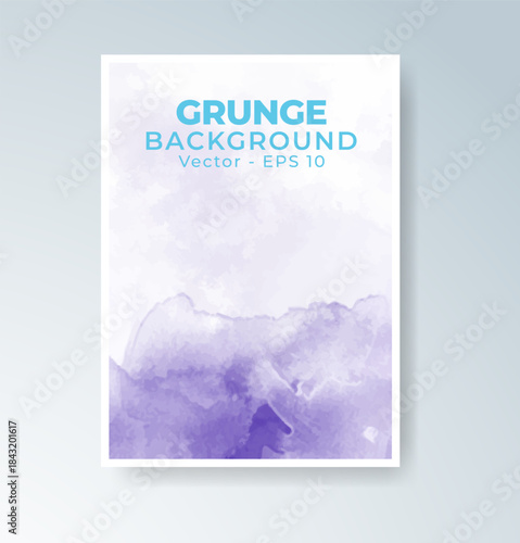 Cards with blended warm watercolor background perfect for seasonal themes.