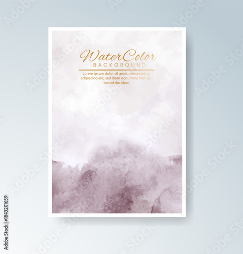 Cards with blended warm watercolor background perfect for seasonal themes.