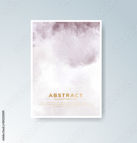 Cards with blended warm watercolor background perfect for seasonal themes.