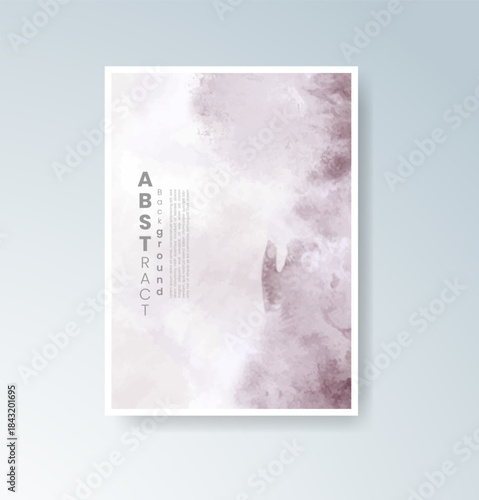 Cards with blended warm watercolor background perfect for seasonal themes.