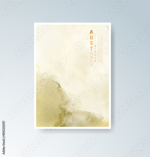 Cards with blended warm watercolor background perfect for seasonal themes.