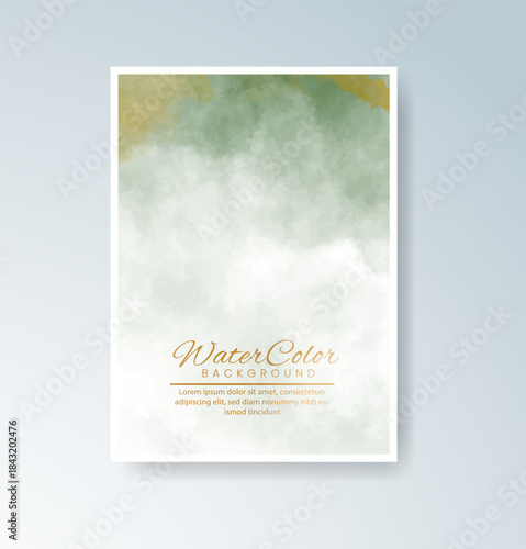 Cards with blended warm watercolor background perfect for seasonal themes.