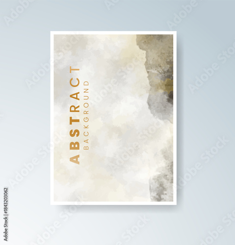 Cards with blended warm watercolor background perfect for seasonal themes.