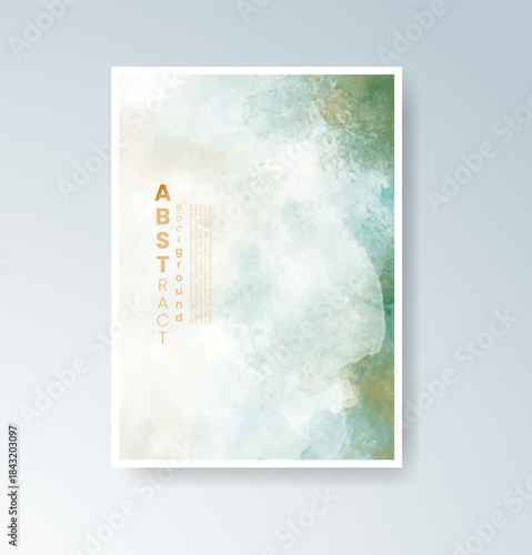 Cards with blended warm watercolor background perfect for seasonal themes.