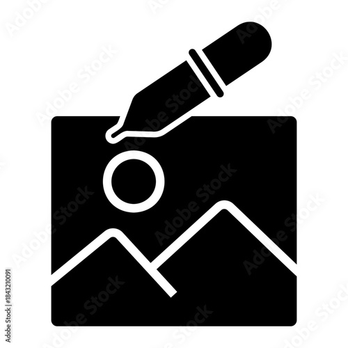 art studio Solid icon