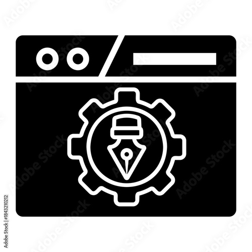 art studio Solid icon