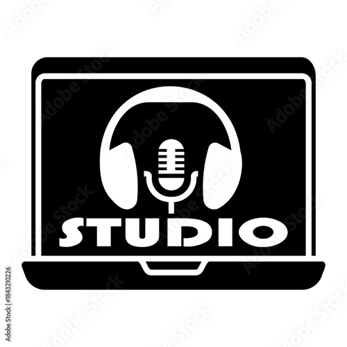 art studio Solid icon