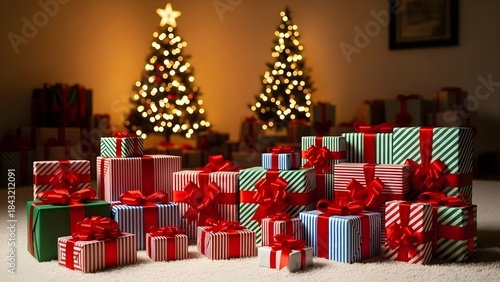 christmas tree and box