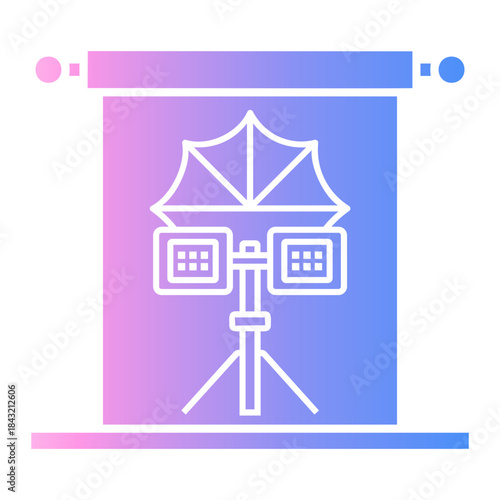 art studio Gradient icon