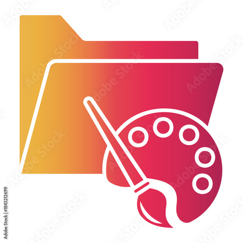 art studio Gradient icon
