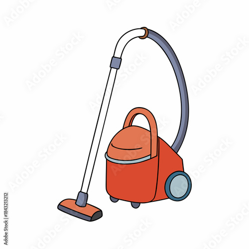 vacuum cleaner isolated on white