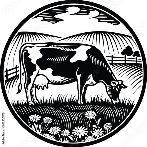 black and white fish