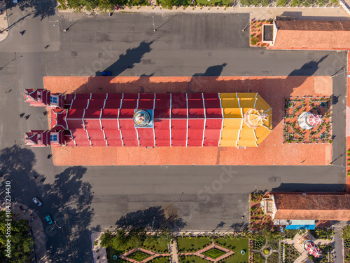 Cao Dai Holy See temple in Tay Ninh, Vietnam