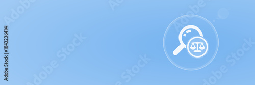 Suchmaschinen Gesetz Recht Header copy space - Internet Recherche Vektor svg unter 60 kB
