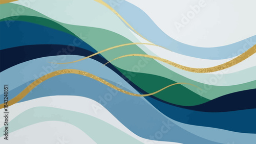 Colorful abstract background with dynamic wave vector illustration design pattern