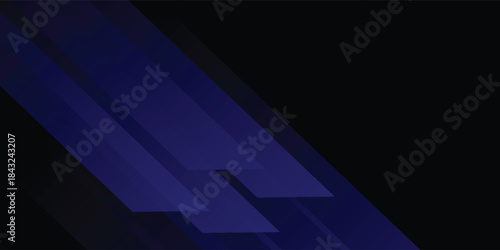 Abstarct blue background with free space for text. Abstract blue and black design background with stroke and shadow effect. dark blue wallpaper with minimal geometric. abstract decoration