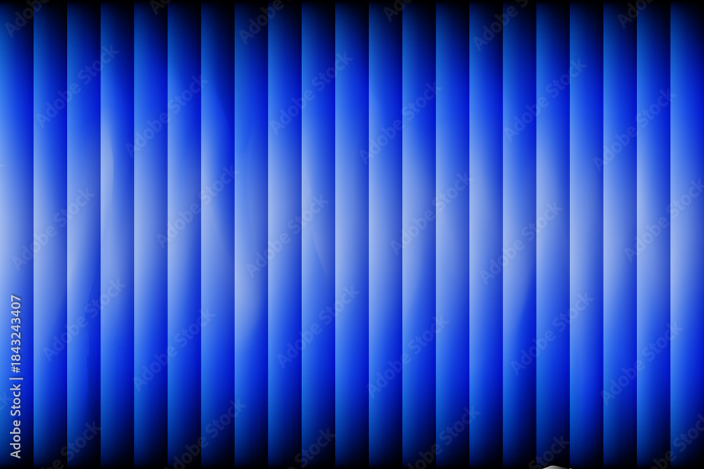 Obraz premium Abstract Ribbed Glass Background Blue Effect, Futuristic fractal pattern holographic background 20