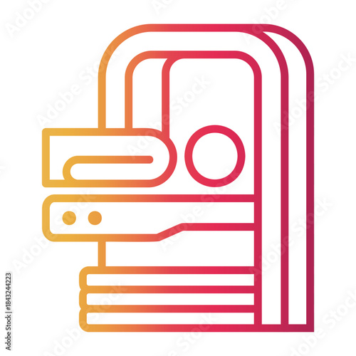 healing Line Gradient Icon