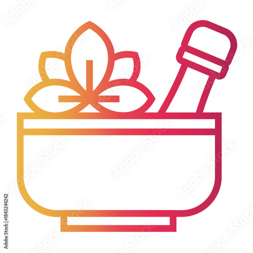 healing Line Gradient Icon