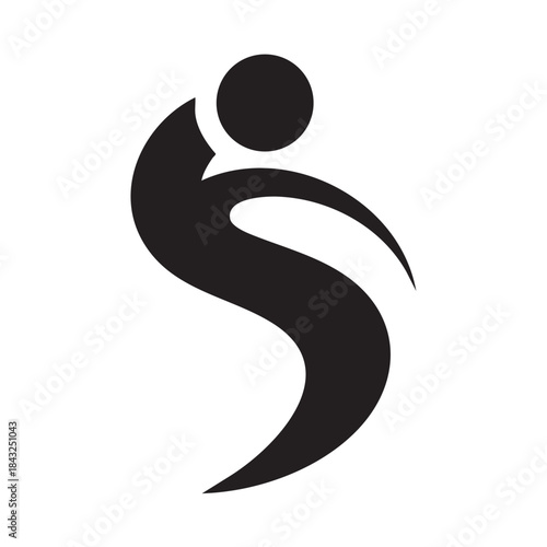 Advanced Digitalflow Inspired Contemporary Abstract Futureline Logo Concept