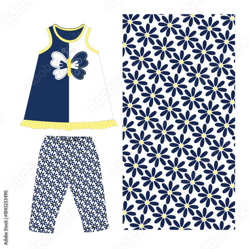  butterfly with all over print